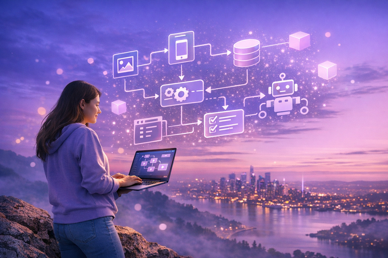 From Prompt to Production: Building Smarter with No-Code + AI Workflows